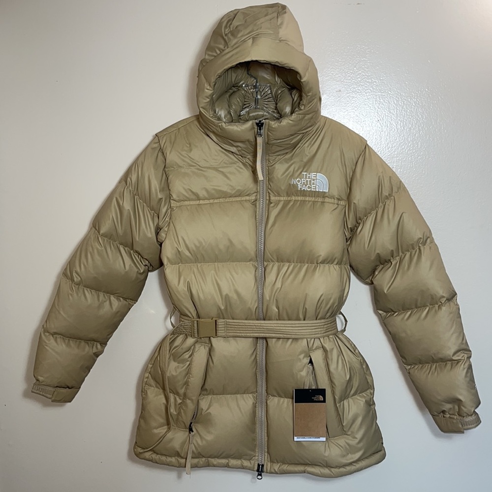 NWT {The North Face} Nuptse Belted Mid Jacket